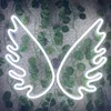 LED neonový nápis Andělská křídla bílá 46x36cm - Wings Náhled obrázku produktu 5