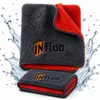 INfloo Auto Trockentuch 40x40 cm 1200 GSM Mikrofaser Produktbild-Vorschau 1