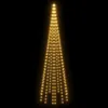 vidaXL Choinka LED na maszt Ciepła biel 310 diod LED 300 cm Podgląd zdjęcia produktu 4