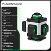 Laser-Wasserwaage Kreuzlinienlaser mit Stativ, 16 Line Produktbild-Vorschau 6