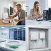 Elfcam - LWL-Kabel LC/APC zu LC/APC - 15m (Weiß), Simplex Produktbild-Vorschau 10