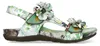 Laura Vita Damen Sandalette Blumenapplikationen mit Produktbild-Vorschau 3