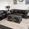 Couchtisch Bank im industrial Container Look aus Metall - Produktbild-Vorschau 5