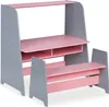 Relaxdays Kindertisch mit Sitzbank, 2 Fächer, Produktbild-Vorschau 6