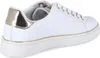A side view of a white Guess sneaker with gold accents. Produktbild-Vorschau