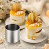 Edelstahl Kuchenringe 12er Set, 6cm Backformen für Dessert Produktbild-Vorschau 6