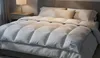 HANSKRUCHEN Diamant couette en duvet 155x200 cm chaude 100% Voir les images du produit 2