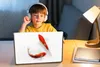 MuchoWow® Laptop Aufkleber Sticker Cover Zwei orangefarbene Produktbild-Vorschau 3
