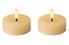 LED Teelichter mit Timer Outdoor 6,5x5cm Creme / Warmweiß 2 Produktbild-Vorschau 3