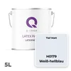 Latexfarbe  5 L Weiß-hellblau Innenfarbe Wandfarbe Produktbild-Vorschau 2