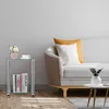 Relaxdays Beistelltisch mit Rollen, 2 Ablagen, eckig, Produktbild-Vorschau 7