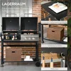 Grill gazowy na węgiel drzewny Outsunny z 2+1 palnikami, Podgląd zdjęcia produktu 7