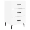 vidaXL Table de nuit blanc 40x40x66 cm bois composite Voir les images du produit 2