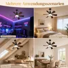 E27 Leise Ventilator φ52cm Deckenventilator mit Licht & Produktbild-Vorschau 9