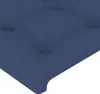 vidaXL Kopfteil Blau 80x5x118/128 cm Stoff Produktbild-Vorschau 4