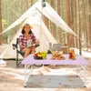 Table pliante réglable en hauteur AIORBER 125 x 61 cm avec Voir les images du produit 7