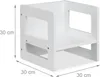 Relaxdays Sitzhocker Kinder, 2in1 Wendehocker, 2 Sitzhöhen, Produktbild-Vorschau 4