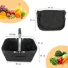 Einkaufskorb, Picknickkorb, Tragekorb, 30L Faltbar Produktbild-Vorschau 4