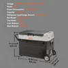 VEVOR Glacière 38 L 12 / 24 V Réfrigérateur portable, Voir les images du produit 9