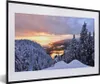 MuchoWow® MuchoWow® Gerahmtes Poster Sonnenuntergang über Produktbild-Vorschau 1