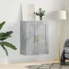 vidaXL Wandschrank Betongrau 69,5x34x90 cm Holzwerkstoff - Produktbild-Vorschau 4