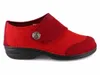 Berkemann Jarla, Damen-Hausschuh, rot Patch, Filz, Klettv., Produktbild-Vorschau 13