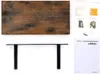 VASAGLE Schweberegal, Wandboard, 40 x 20 x 3,8 cm braun Produktbild-Vorschau 24