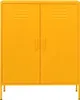 vidaXL Armoire de stockage jaune moutarde 80x35x101,5 cm Voir les images du produit 2