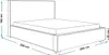Polsterbett 180x200 cm Sydney - Doppelbett mit Lattenrost - Produktbild-Vorschau 4