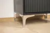 Set van 4 meubelpoten van zilverkleurig chroom, hoogte 10 Productafbeelding-voorbeeld 8