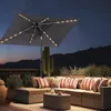 Sekey Sonnenschirm 210x140 cm mit LED-Solar-Beleuchtung, Produktbild-Vorschau 2