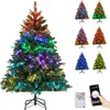 COSTWAY Albero di Natale artificiale 150 cm con 250 luci Anteprima dell’immagine prodotto 1