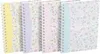OXFORD A6/50K Floral kariertes Notizbuch (10 Exemplare) Produktbild-Vorschau 3