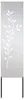 Garten Sichtschutz-Leinwand Floral Silber 32 x 140 cm Produktbild-Vorschau 2