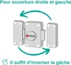 Verrou à bouton Corvette pour porte d'entrée, cylindre Voir les images du produit 5