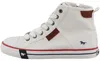 Mustang Damen High-Top Canvas Sneaker Weiß Produktbild-Vorschau 3