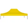 A yellow party tent roof supported by thin metal legs, shown against a white background. Podgląd zdjęcia produktu