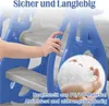 YARDIN Kinderrutsche 4-in-1 Rutsche Indoor Multifunktional Produktbild-Vorschau 3