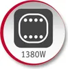 A graphic icon with text indicating a product specification. Voir les images du produit