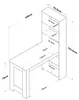 Skye Decor, HA106 - 2493, Schreibtische, Weiß, 120 x 153,6 Produktbild-Vorschau 7