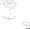 Aufsatzwaschbecken O-540 - Mineralguss - Grau/Weiß, matt - Produktbild-Vorschau 5