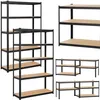 Opbergrek - Stellingkast - 875 KG -  Metaal - Zwart - 180 x Productafbeelding-voorbeeld 7