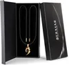 SERASAR | Collier en cuir pour homme [Flamme] en acier Voir les images du produit 2