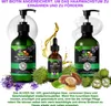 Haarpflege Set 3-in-1 Rizinus Lavendel Argan Öl mit Biotin: Produktbild-Vorschau 3