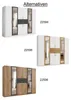 Drehtürenschrank Kleiderschrank 270 cm Schubkästen Spiegel Produktbild-Vorschau 9
