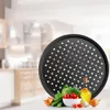 Antihaft-Pizzapfanne 26 Cm, Rundes Perforiertes Backblech, Produktbild-Vorschau 4