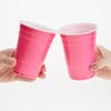 25 pinke Beer Pong Becher & 3 Bierpong Bälle als Set BeerBaller® Pink Cups 
