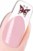 Nagel Sticker Nail Art Tattoo Lila Schwarz Orange Produktbild-Vorschau 2