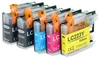 vhbw 5x Tintenpatronen Ersatz für Brother LC223Y, LC223M, Produktbild-Vorschau 1