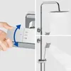 Duschsystem mit Thermostat 38℃, Duscharmatur Chrom, Produktbild-Vorschau 4